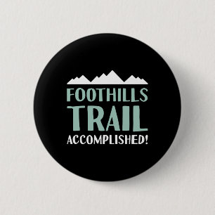 Badge Rond 5 Cm Sentier des contreforts Randonnée et randonnée sac