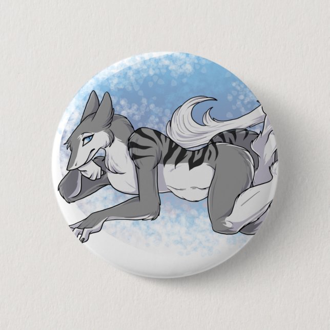 Badge Rond 5 Cm Sergal mignon (Devant)