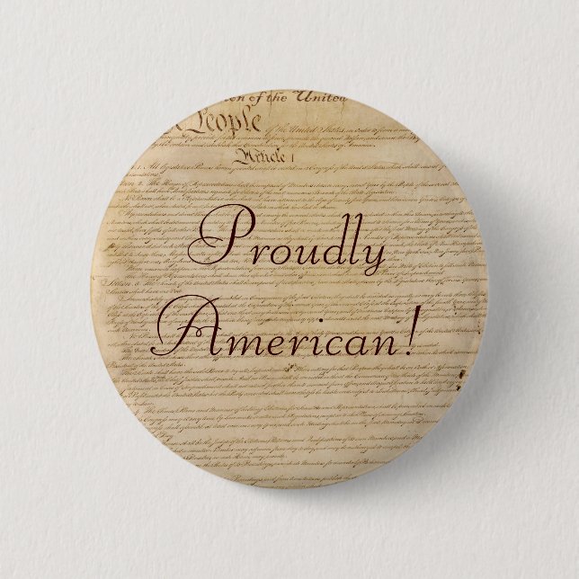 Badge Rond 5 Cm Série CONSTITUTION américaine (Devant)