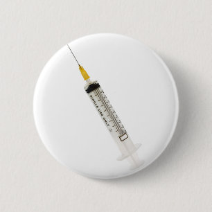 Badge Rond 5 Cm Seringue