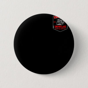 Badge Rond 5 Cm Service de déneigement de Trump Funny Trump 2025