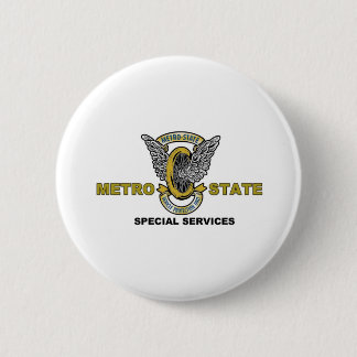 Badge Rond 5 Cm Services spéciaux de l'État métropolitain