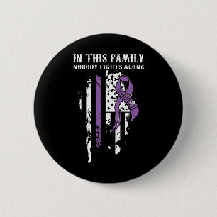 Badge Rond 5 Cm Seul - Fibromyalgie - Soutien de sensibilisation a