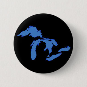 Badge Rond 5 Cm Seuls de Great Lakes bouton rond -
