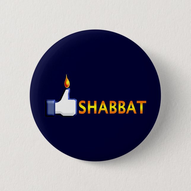 Badge Rond 5 Cm Shabbat (Devant)