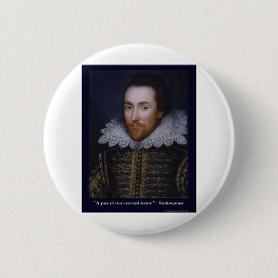 Badge Rond 5 Cm Shakespeare Star Crossed Lovers Cadeaux Mugs Tee -