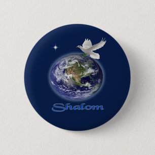 Badge Rond 5 Cm shalom