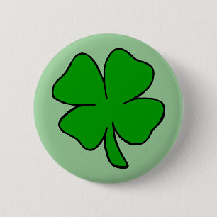 Badge Rond 5 Cm Shamrock