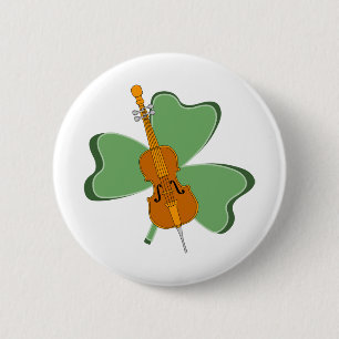 Badge Rond 5 Cm Shamrock Cello