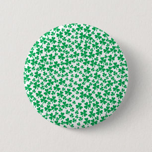 Badge Rond 5 Cm Shamrock pour la Saint Patrick's Day