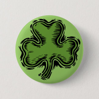 Badge Rond 5 Cm Shamrocks de bouton de l'Irlande
