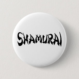 BADGE ROND 5 CM SHAMURAI