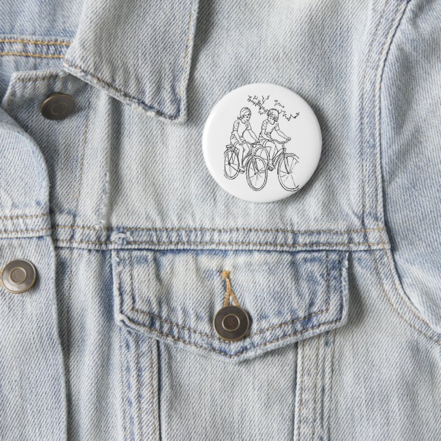 Badge Rond 5 Cm Shape Round Button (En situation)