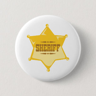 Badge Rond 5 Cm Sheriff