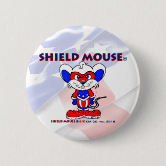 Badge Rond 5 Cm SHIELD MOUSE Classic U.S.A. Bouton 2016