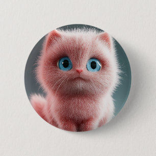 Badge Rond 5 Cm Shmu - Le chaton rose