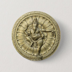Badge Rond 5 Cm Shree Ganesh