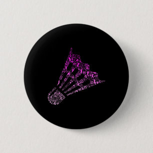 Badge Rond 5 Cm Shutter Badminton Player Shirt _ Womens Badminton