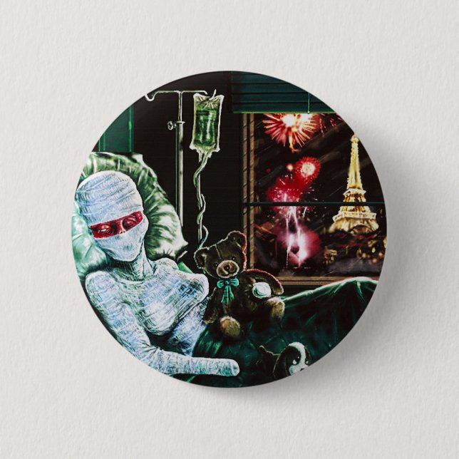Badge Rond 5 Cm Si bouton (Devant)