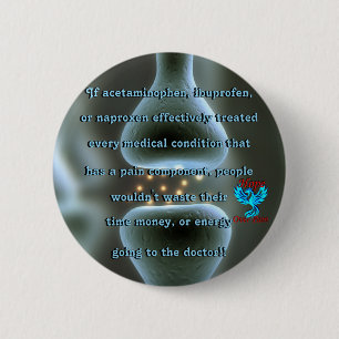 Badge Rond 5 Cm Si OTC étaient efficaces Phoenix - Personnalisable