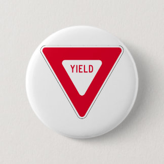 Badge Rond 5 Cm signal de ralentissement