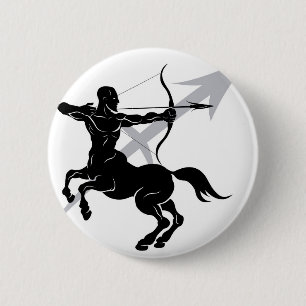Badge Rond 5 Cm Signe d'astrologie d'horoscope de zodiaque de