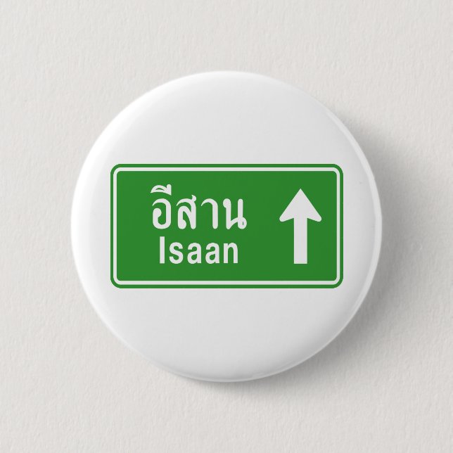 Badge Rond 5 Cm SIGNE DE LA ROUTE THAÏE D'Iaan ⚠ (Devant)