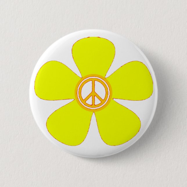 BADGE ROND 5 CM SIGNE DE PAIX (Devant)