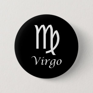 Badge Rond 5 Cm SIGNE Zodiaque 'Virgo'