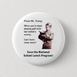 Badge Rond 5 Cm S'Il Vous Plaît M. Trump, Puis-Je En Avoir Un Peu