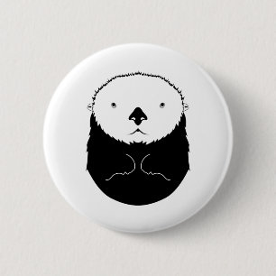 Badge Rond 5 Cm Silhouette