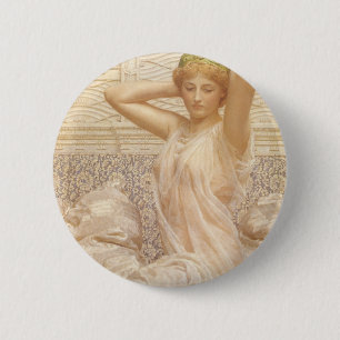 Badge Rond 5 Cm Silver par Albert Joseph Moore, Fine Art victorien