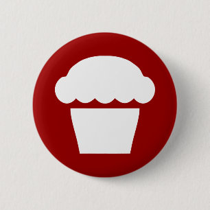 Badge Rond 5 Cm simple cupcake / muffin