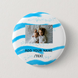 Badge Rond 5 Cm simple étoile scintille parties scintillant ajoute