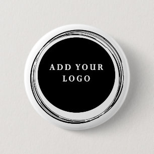 Badge Rond 5 Cm Simple logo d'entreprise personnalisé promotionnel