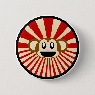 Badge Rond 5 Cm Singe !