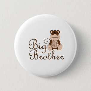 Badge Rond 5 Cm Singe de frère