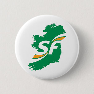 Badge Rond 5 Cm Sinn Fein se boutonnent