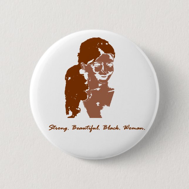 Badge Rond 5 Cm Sista coupé la queue par poney (Devant)