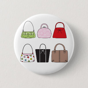 Badge Rond 5 Cm Six petits boutons de bourses