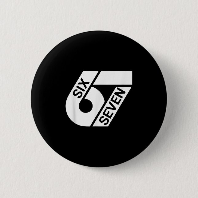 Badge Rond 5 Cm Six Sept Mèmes Drôle (Devant)