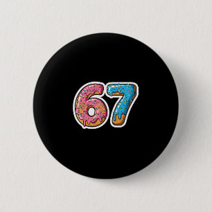 Badge Rond 5 Cm Six Seven Ice Cream Drip Sports Cool Meme 67 Drôle