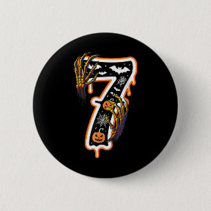 Badge Rond 5 Cm Six Seven Mème 6 7 67 Halloween Thanksgiving Coupl