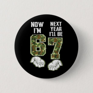 Badge Rond 5 Cm Six Seven Meme 6 Anniversaire 6 Ans 6 L'année Proc