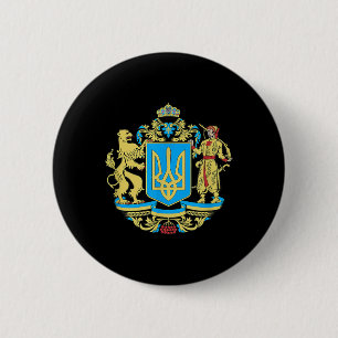 Badge Rond 5 Cm Slava Ukraïni Logo Ukraine Cadeaux Ukrainiens Vête
