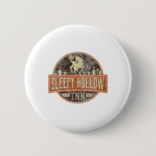 Badge Rond 5 Cm Sleepy Hollow Alloween Horseman