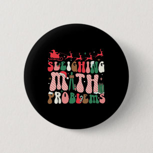 Badge Rond 5 Cm Sleighing Math Problems Funny Math Enseignants Chr