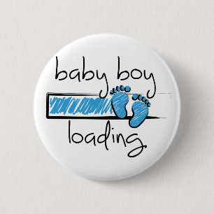 Badge Rond 5 Cm Slogan Baby Boy est un loading.