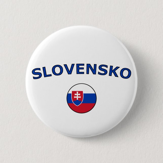 Badge Rond 5 Cm Slovensko (Devant)