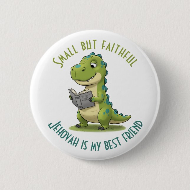 Badge Rond 5 Cm Small but faithful (Devant)